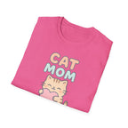 Cat Mom with Heart T-Shirt