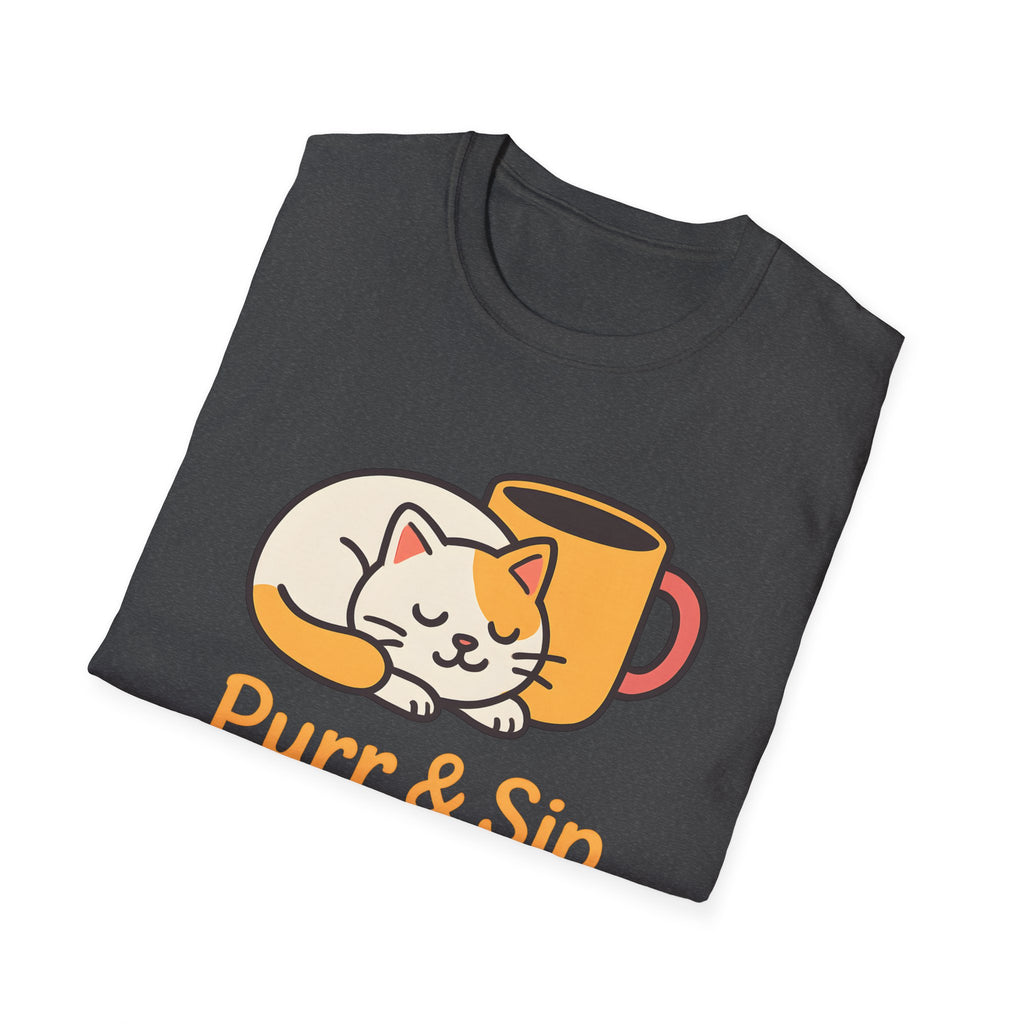 Purr and Sip Logo T-Shirt