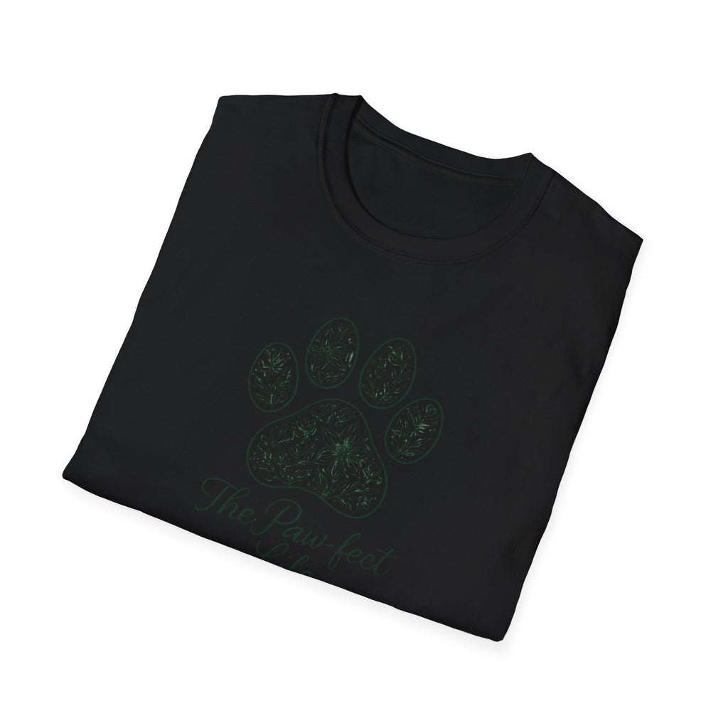 Floral Paw Print T-Shirt