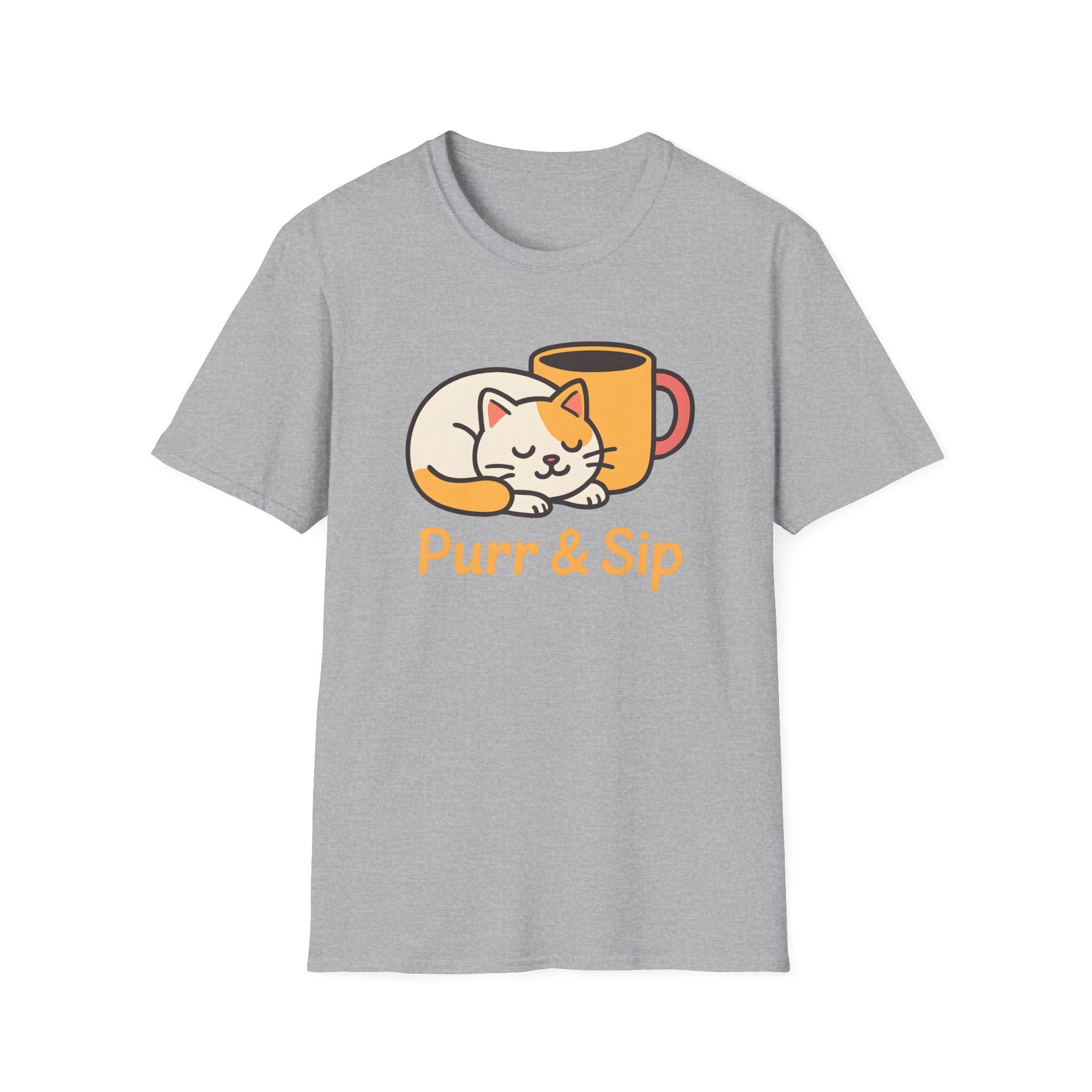 Purr and Sip Logo T-Shirt