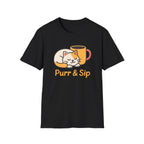 Purr and Sip Logo T-Shirt