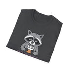 Raccoon Morning Coffee T-Shirt