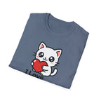 Cute Cat with Heart T-Shirt