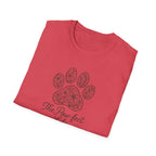 Floral Paw Print T-Shirt