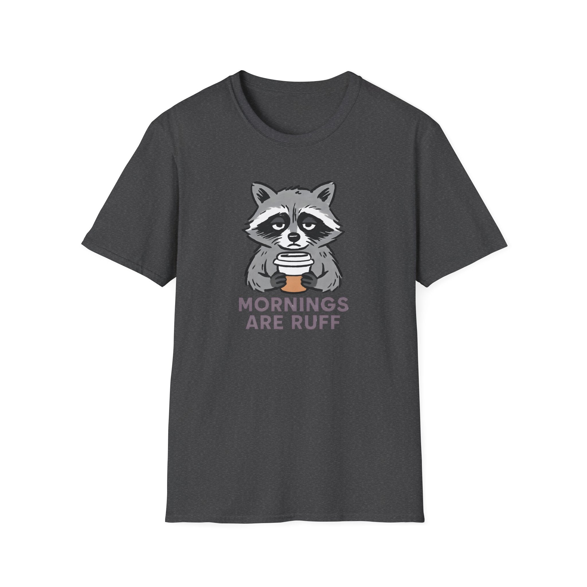 Raccoon Morning Coffee T-Shirt