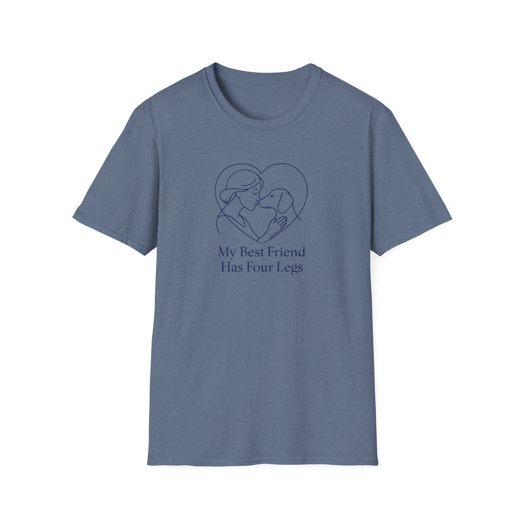 Dog and Woman Heart T-Shirt