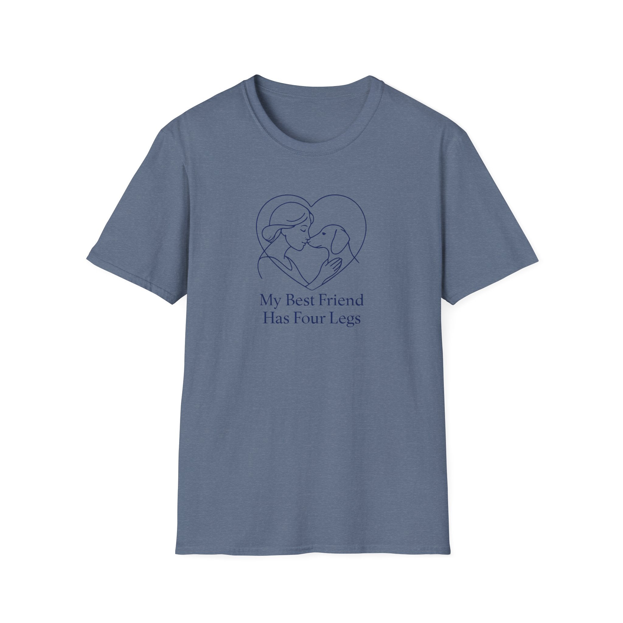 Dog and Woman Heart T-Shirt