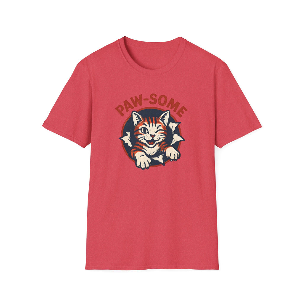 Pawsome Cat Logo T-Shirt