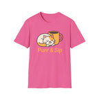 Purr and Sip Logo T-Shirt