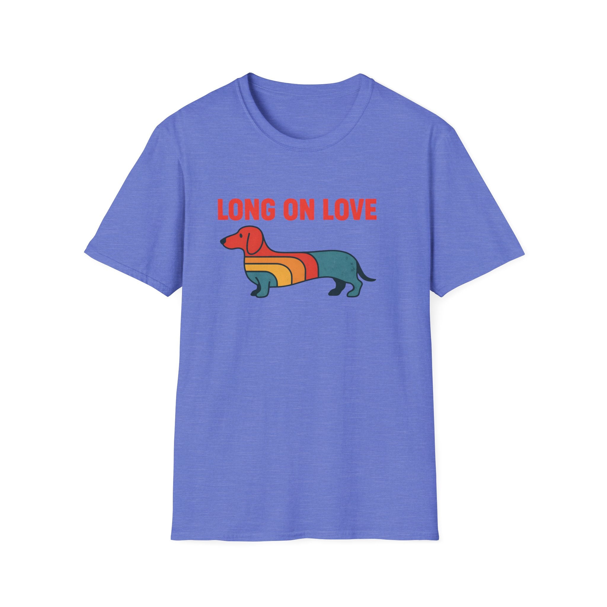 Retro Rainbow Dachshund T-Shirt