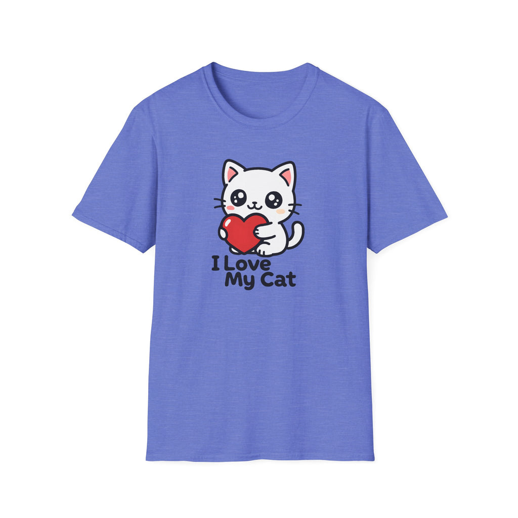 Cute Cat with Heart T-Shirt