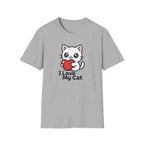 Cute Cat with Heart T-Shirt