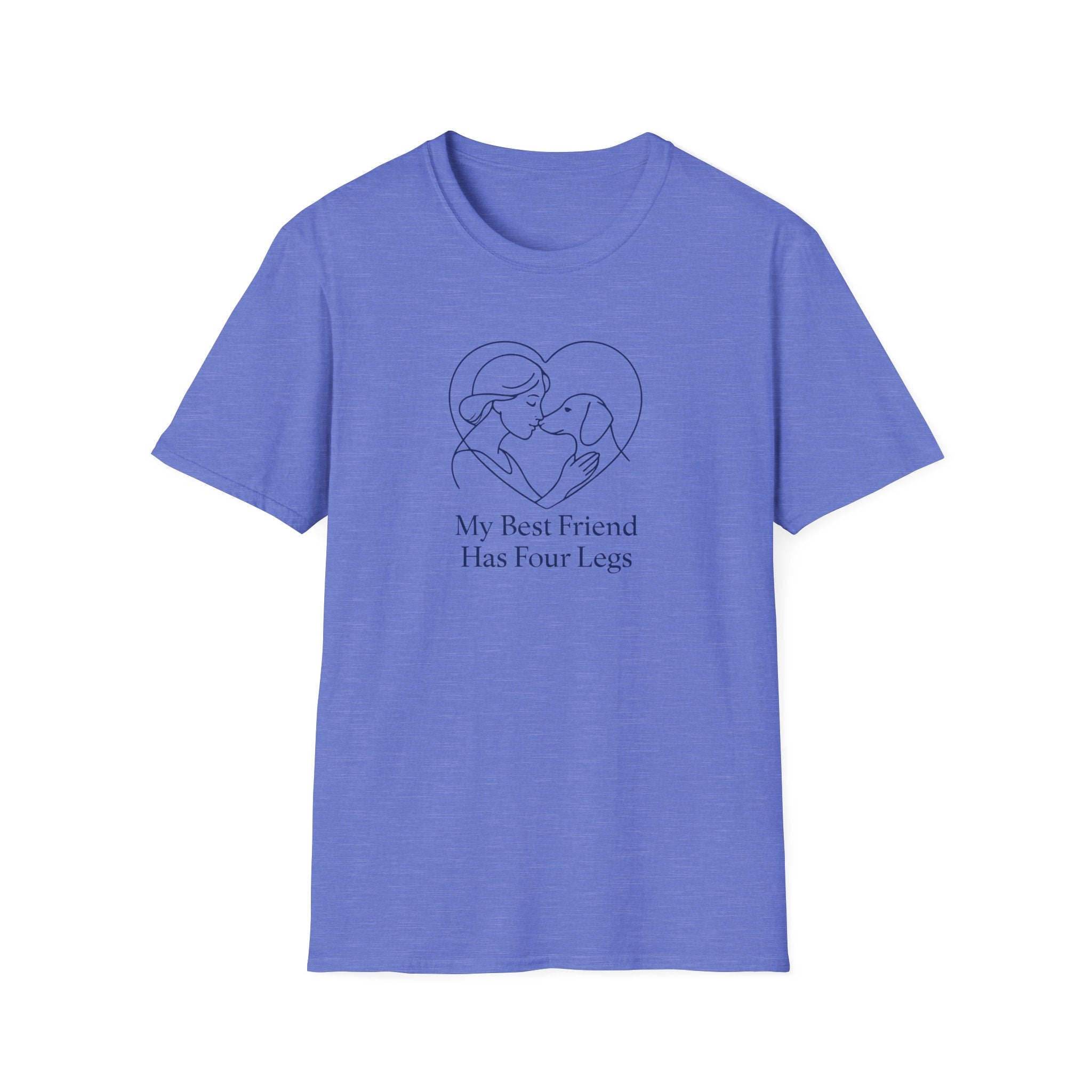 Dog and Woman Heart T-Shirt