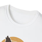 Wolf Silhouette at Sunset T-Shirt