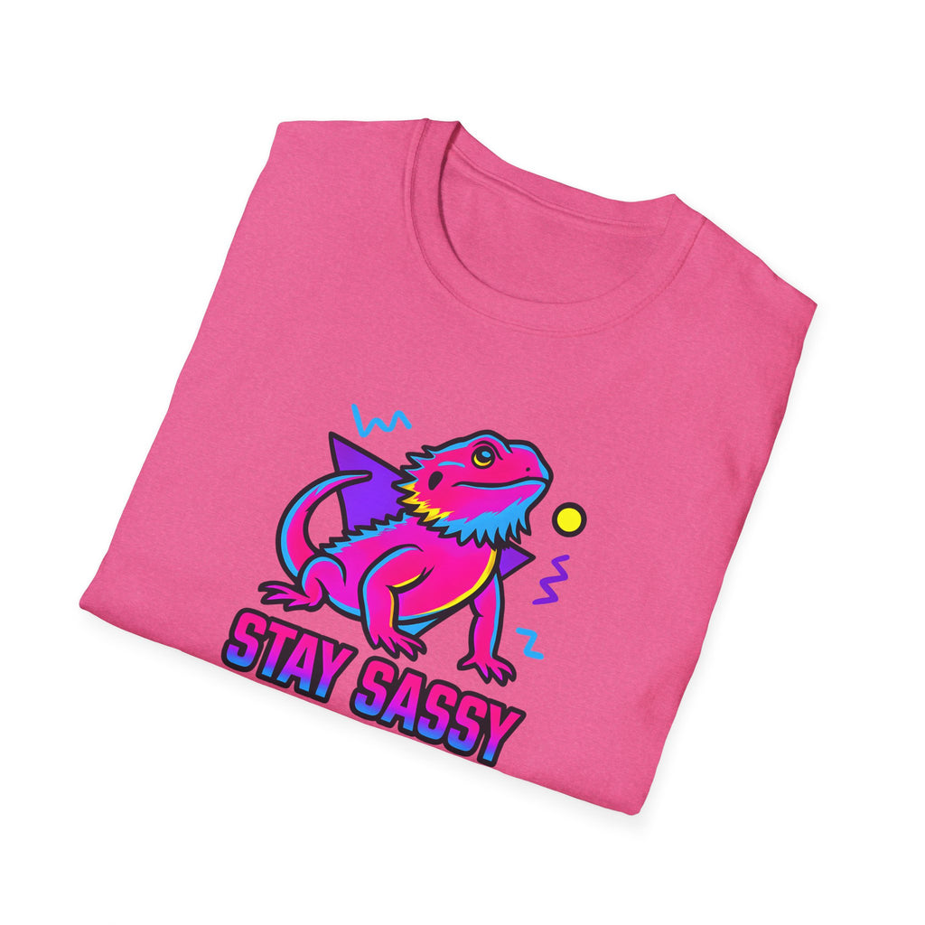 Neon Lizard Illustration T-Shirt