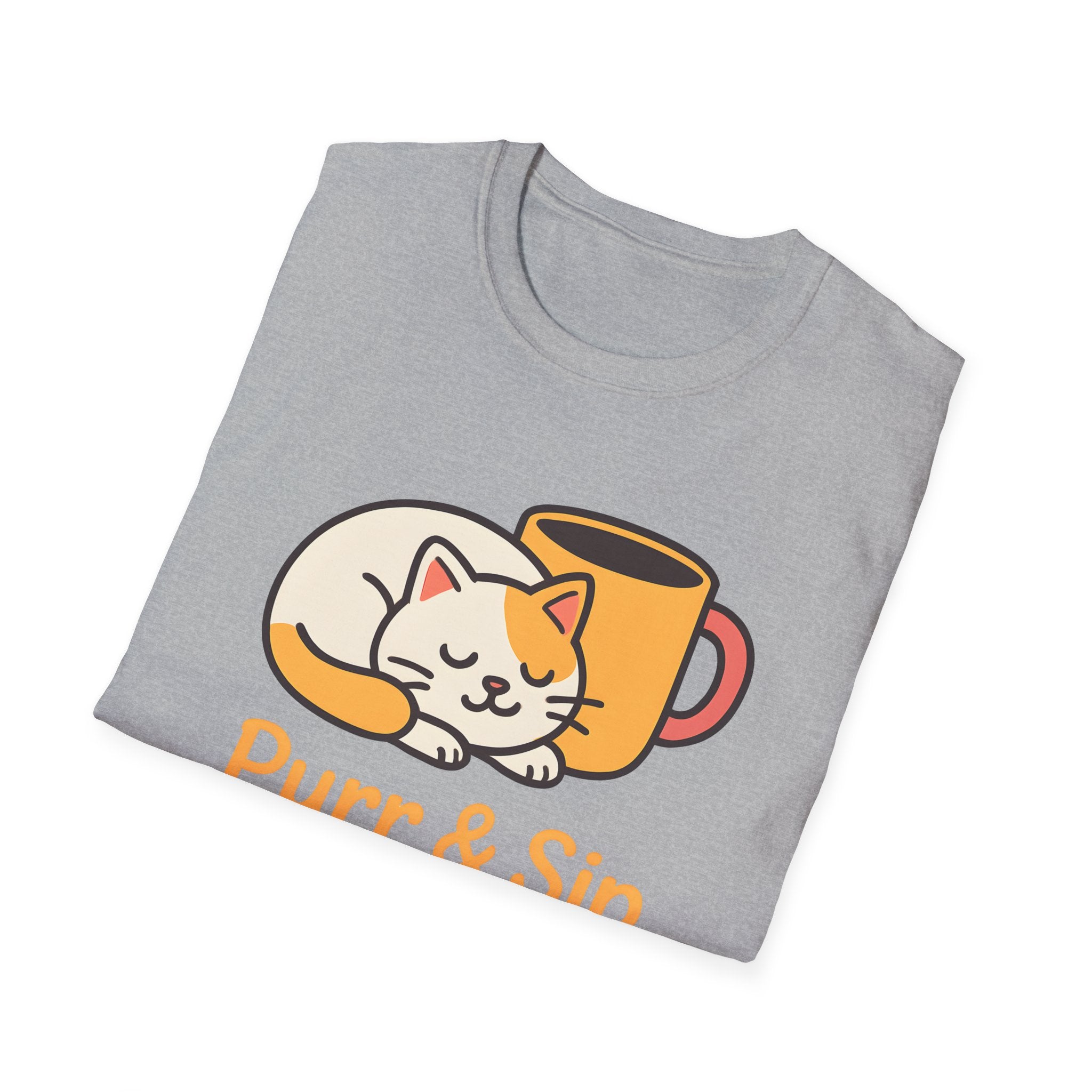 Purr and Sip Logo T-Shirt
