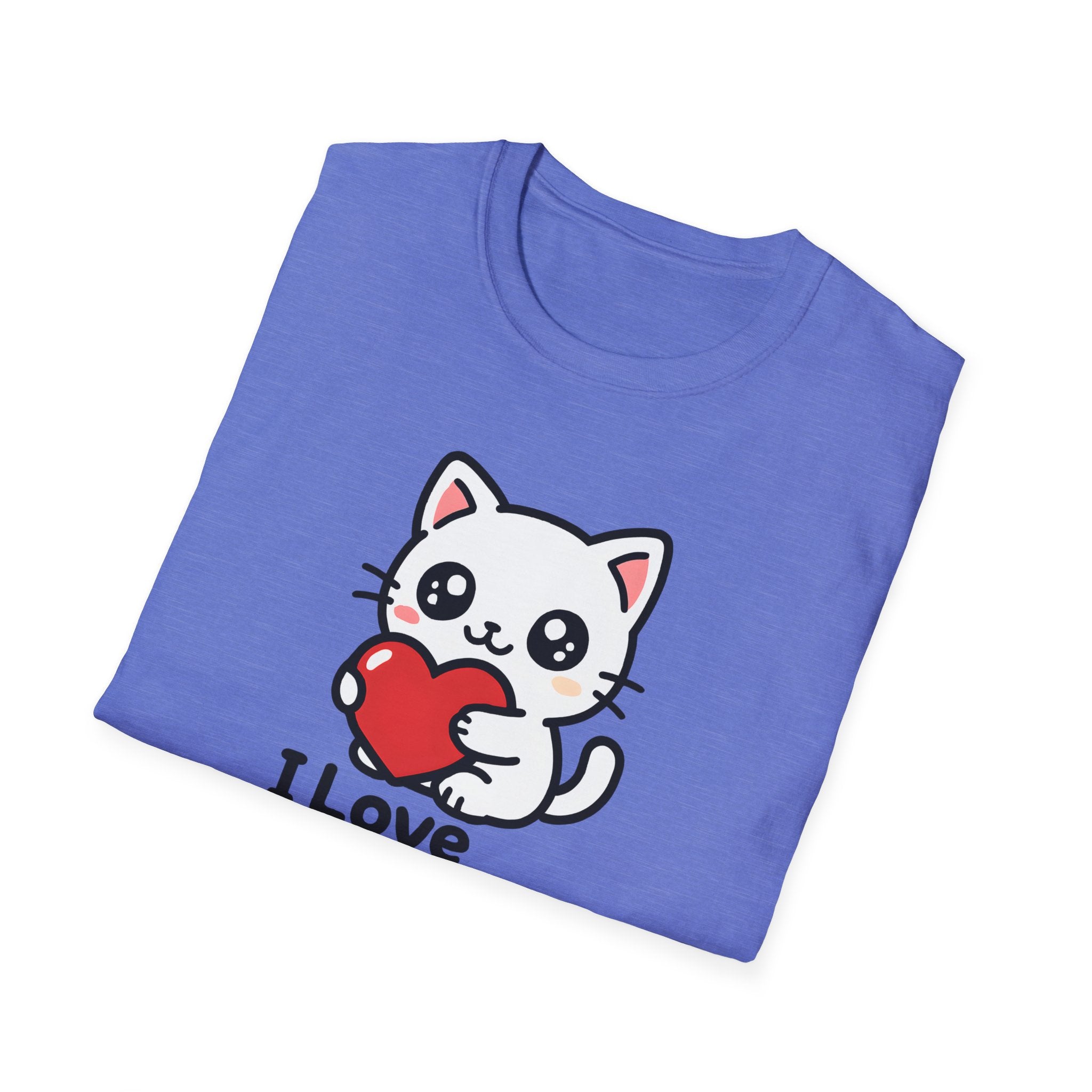 Cute Cat with Heart T-Shirt