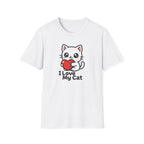 Cute Cat with Heart T-Shirt