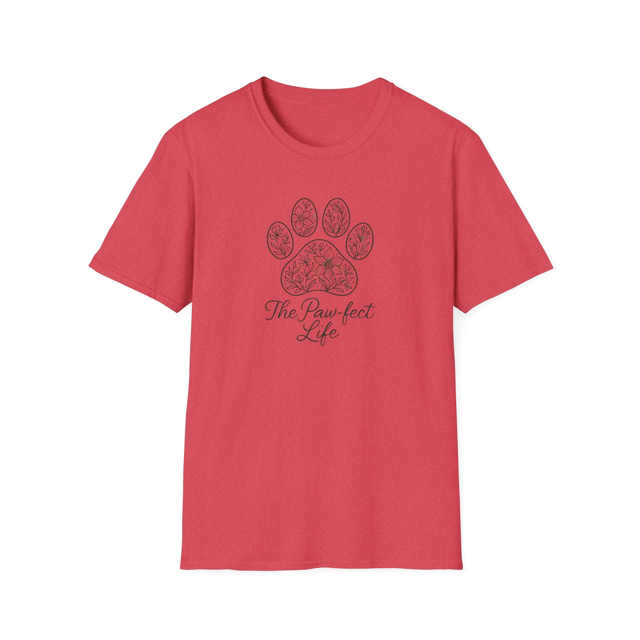 Floral Paw Print T-Shirt