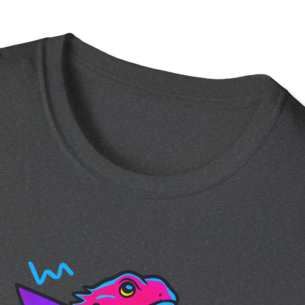 Neon Lizard Illustration T-Shirt