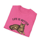 Cat With Slogan T-Shirt