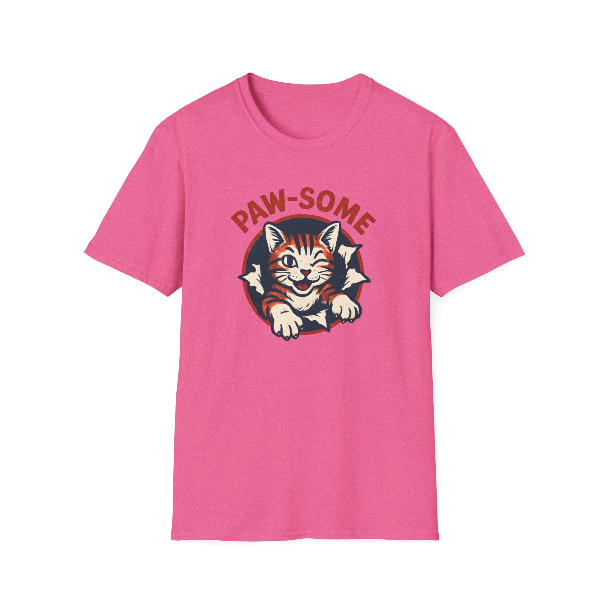 Pawsome Cat Logo T-Shirt