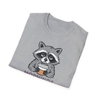 Raccoon Morning Coffee T-Shirt