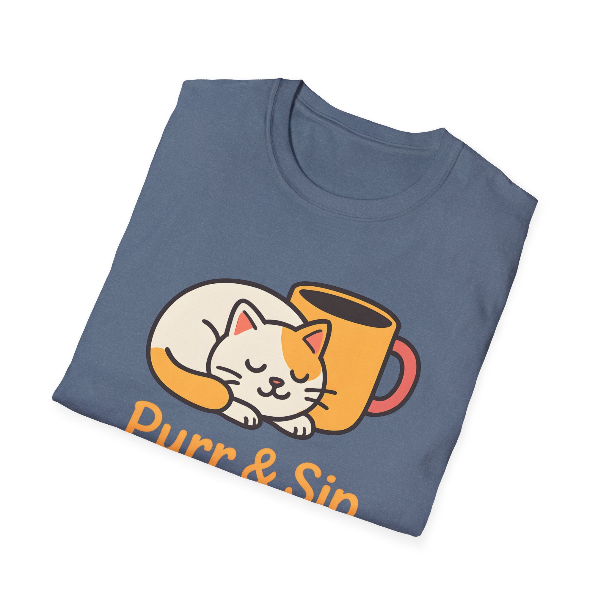 Purr and Sip Logo T-Shirt