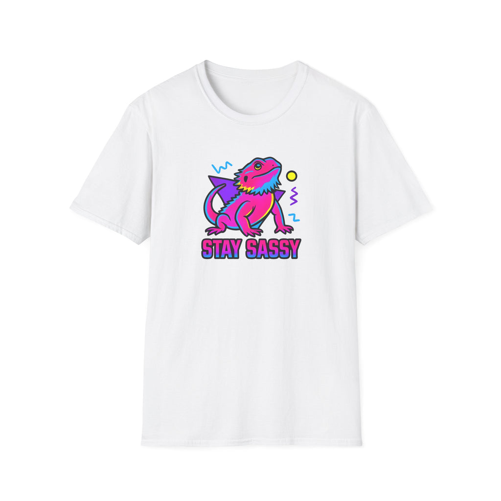 Neon Lizard Illustration T-Shirt