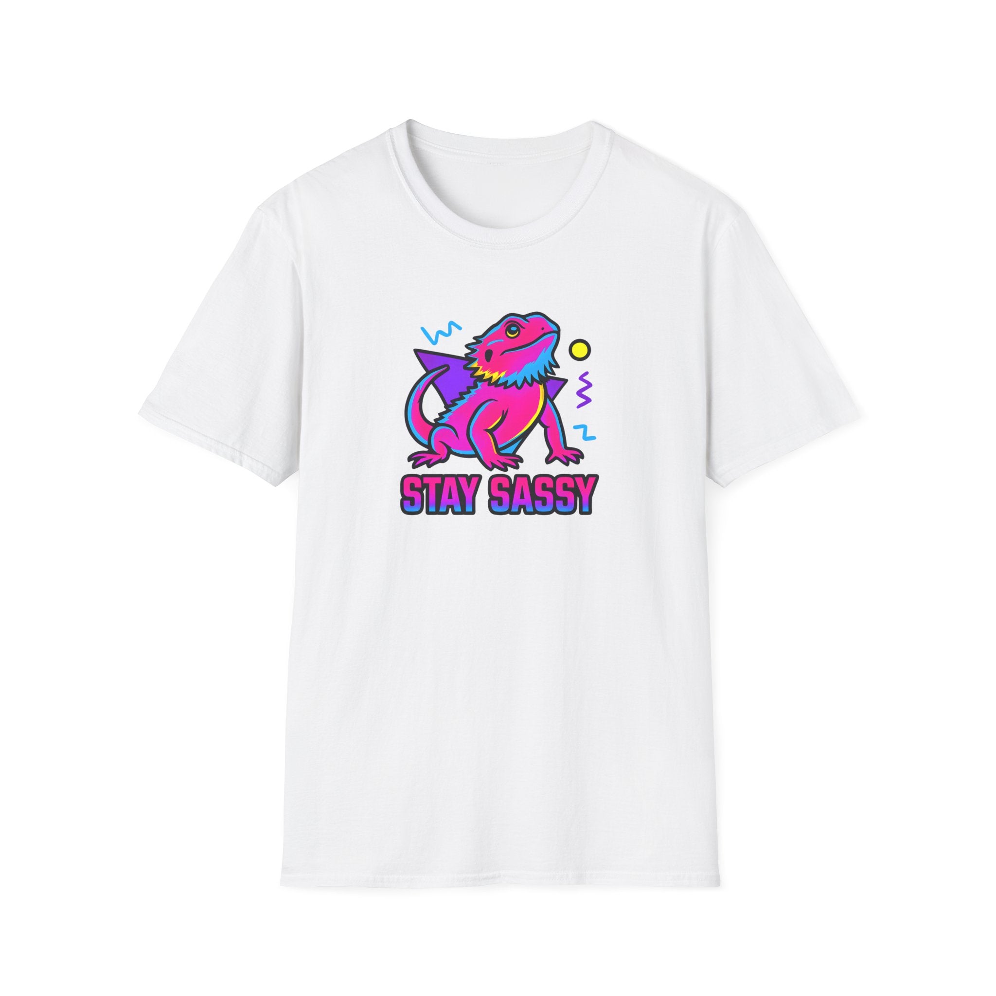 Neon Lizard Illustration T-Shirt