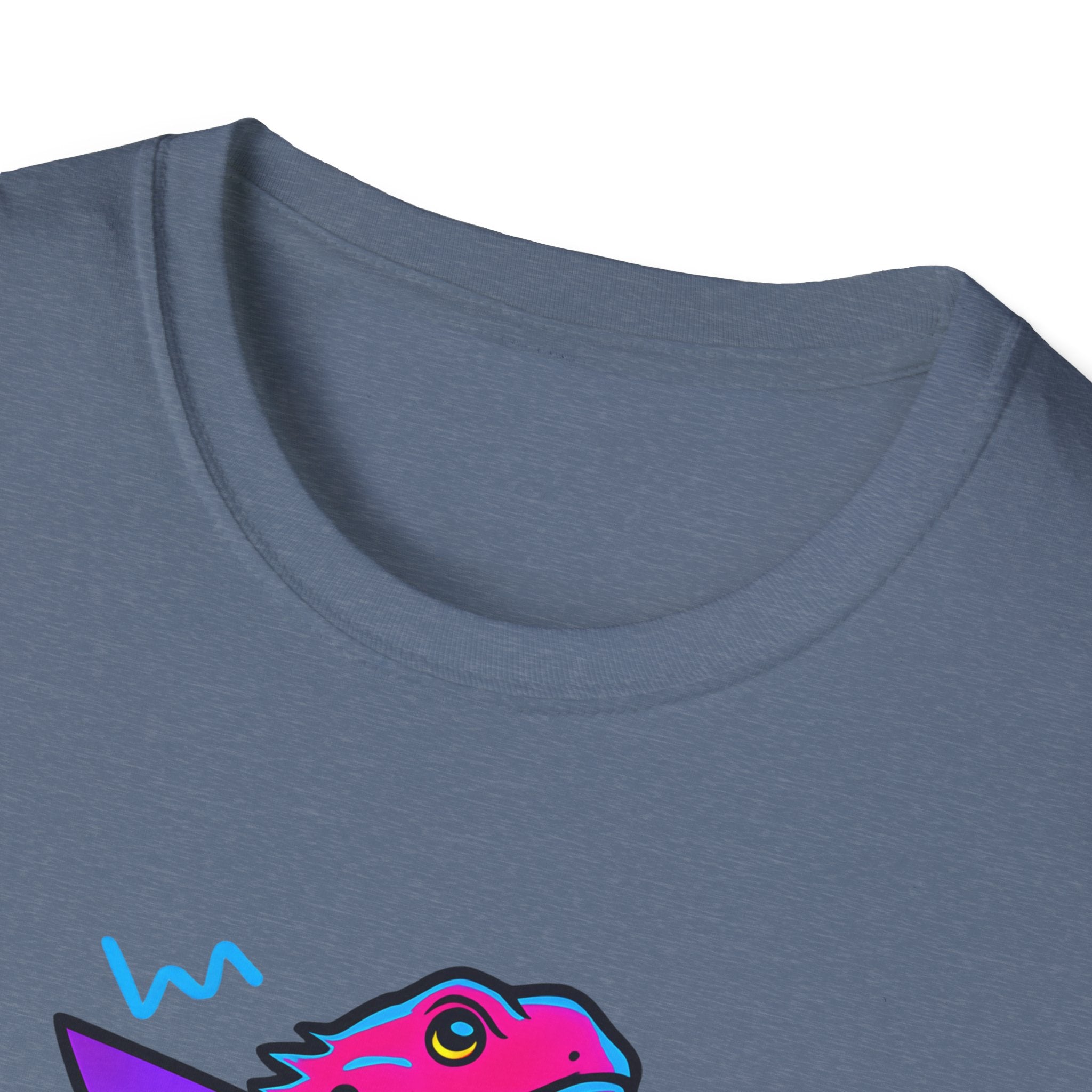 Neon Lizard Illustration T-Shirt